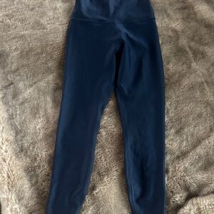 ALO Yoga Navy High-Waist Leggings